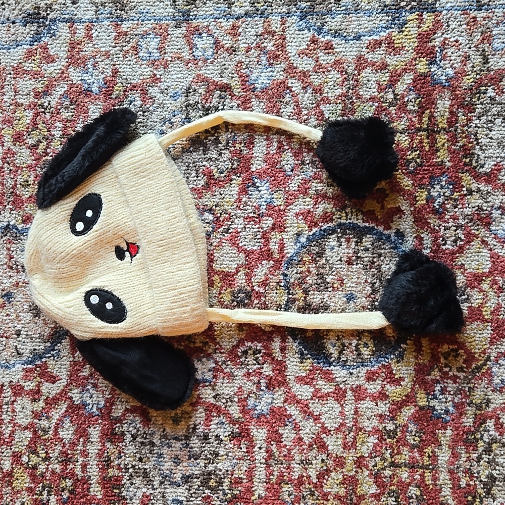 Super warm & Super cute hat dog puppy fleece lined new without tags